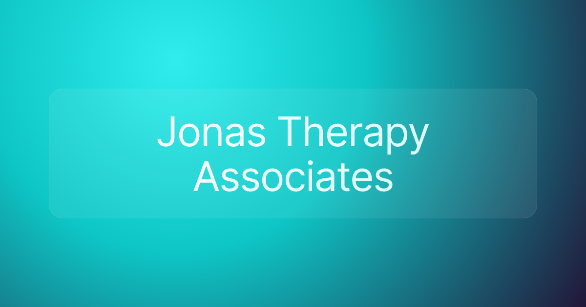 Jonas Therapy Associates
