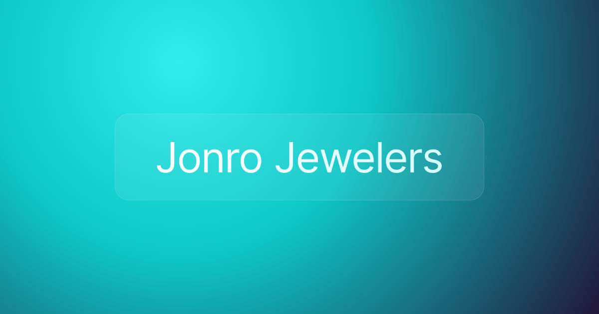 Jonro Jewelers