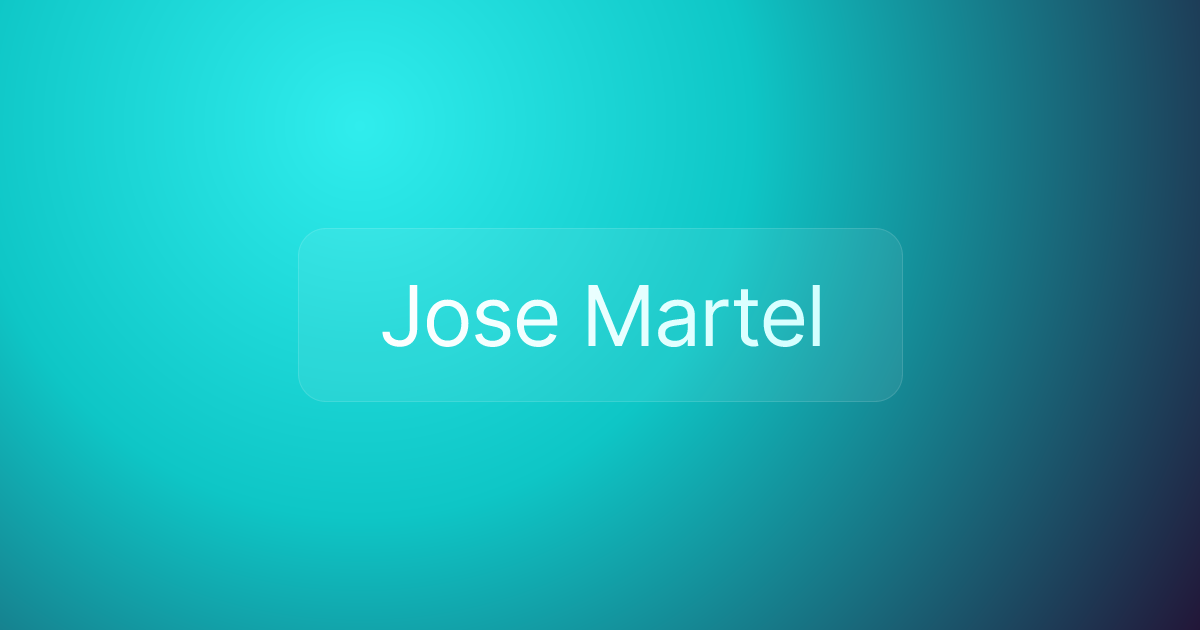 Jose Martel