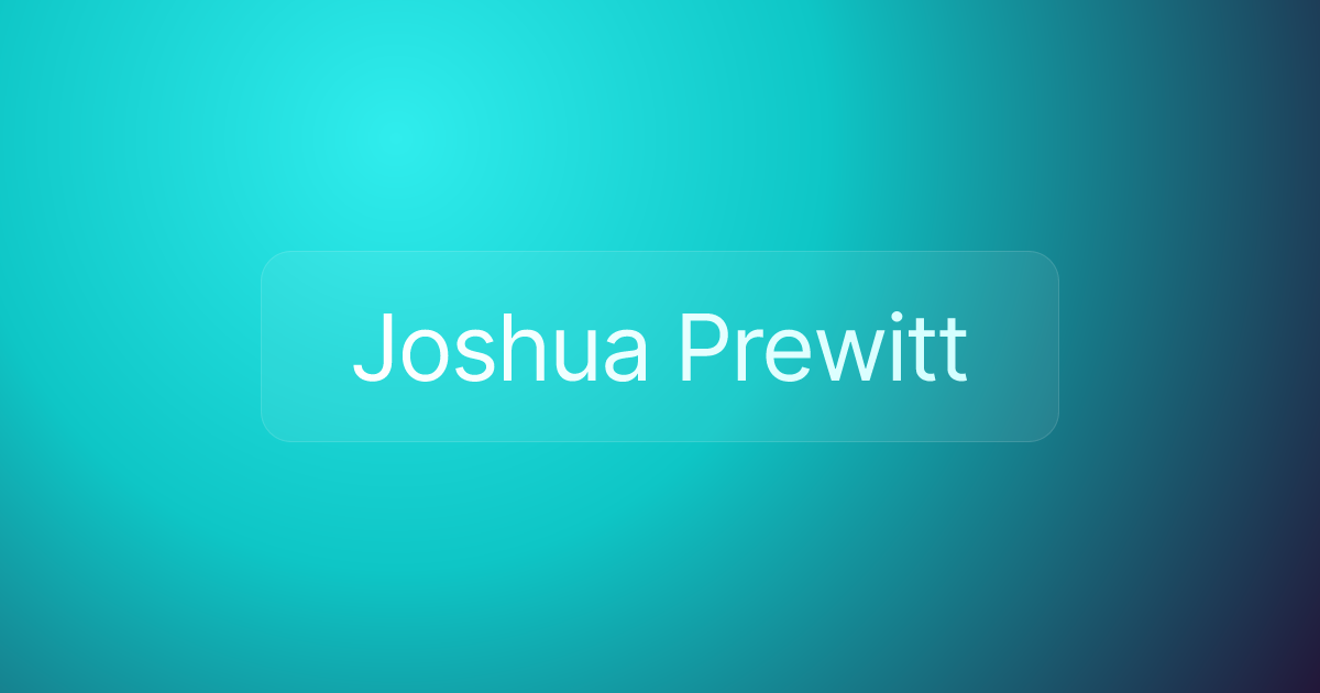 Joshua Prewitt
