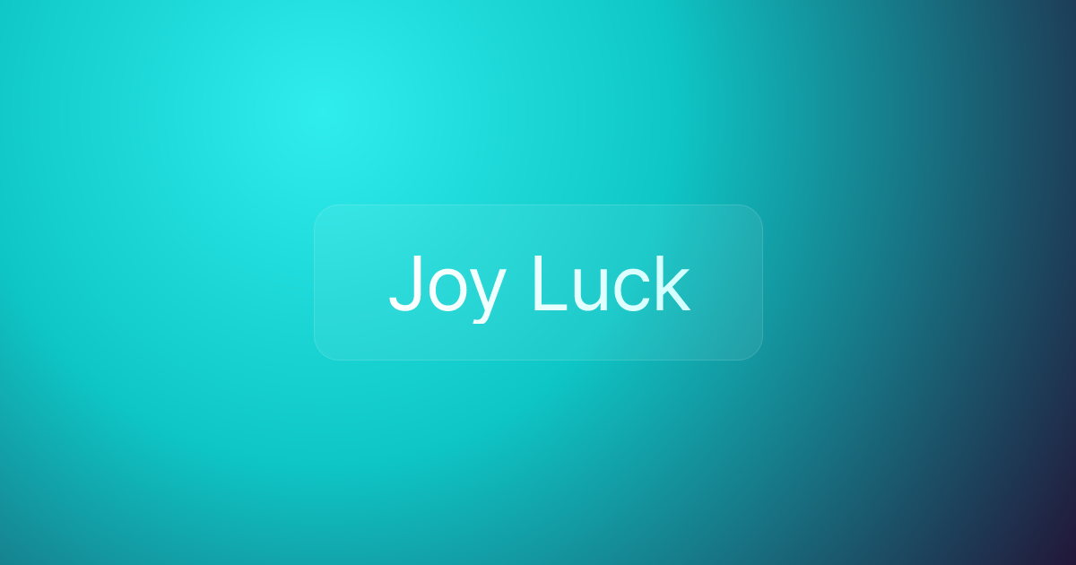 Joy Luck