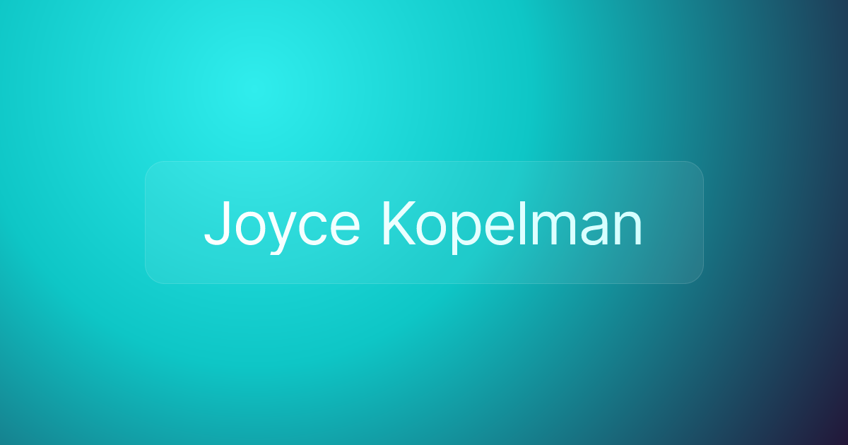 Joyce Kopelman