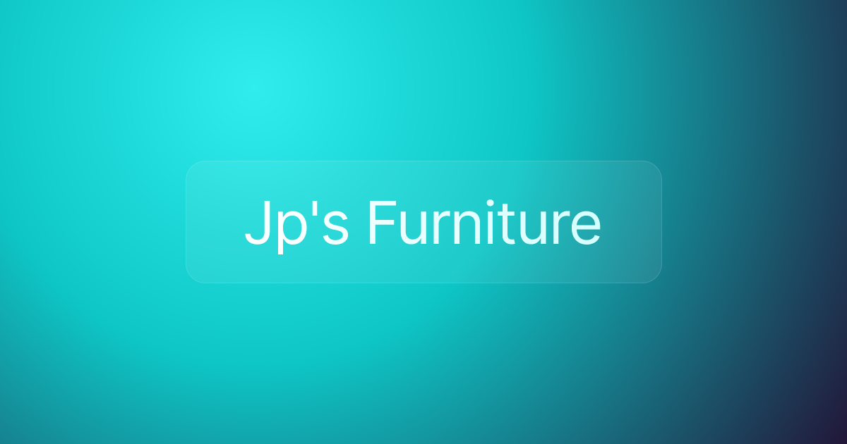 Jp's Furniture