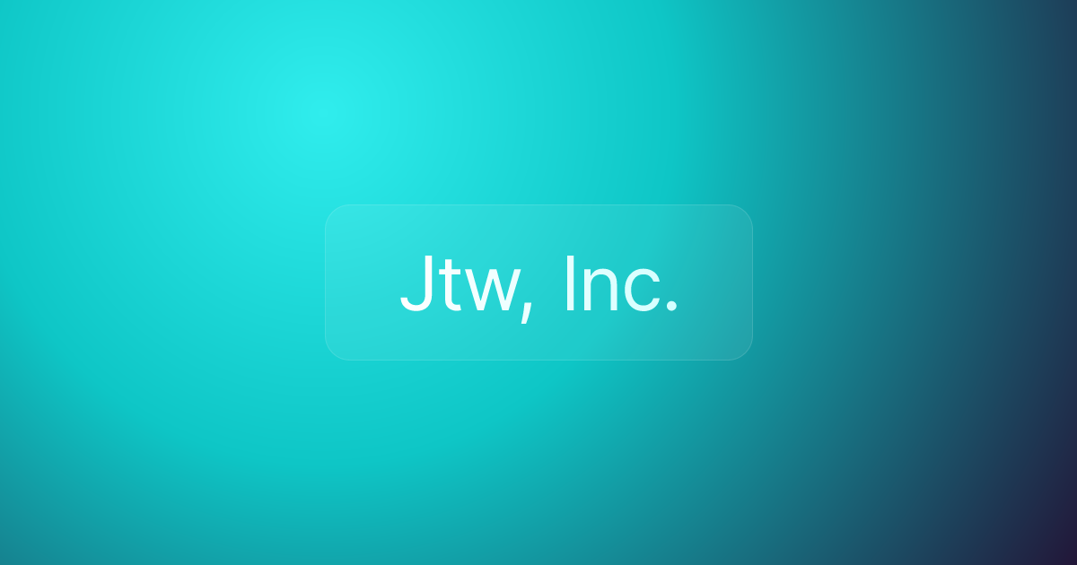 Jtw, Inc.
