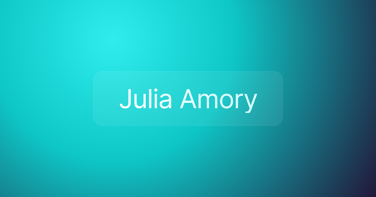 Julia Amory