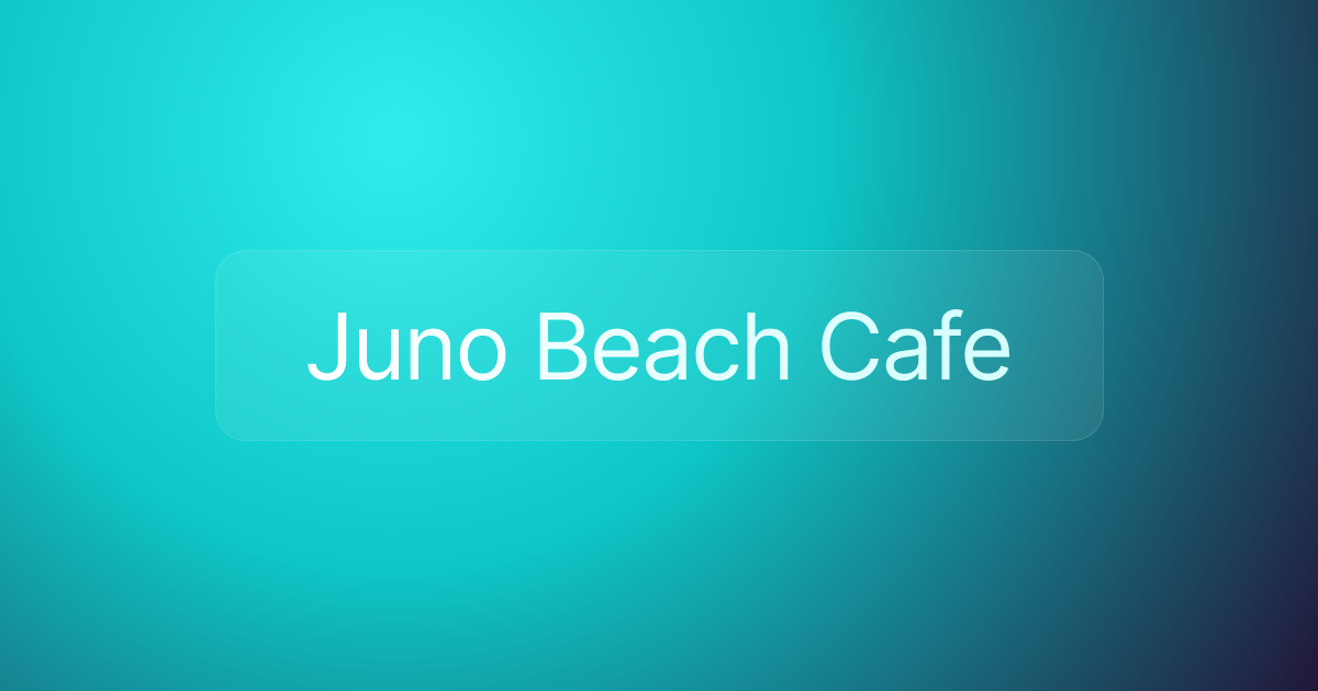 Juno Beach Cafe