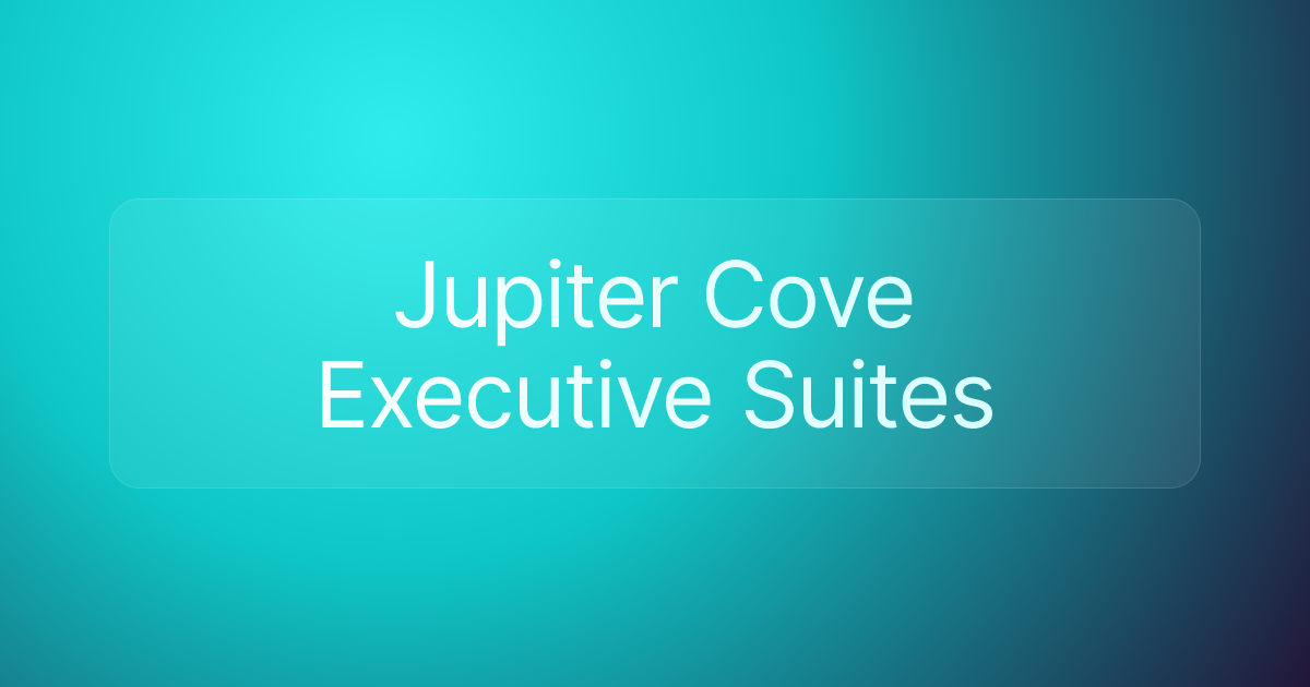 Jupiter Cove Executive Suites