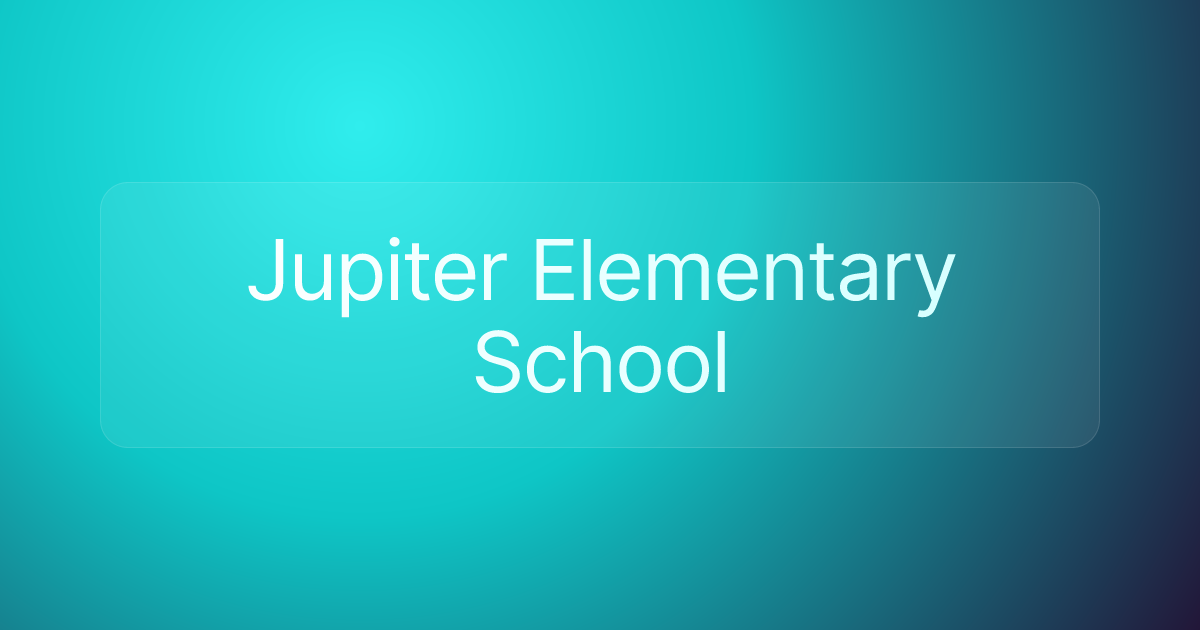 Jupiter Elementary School