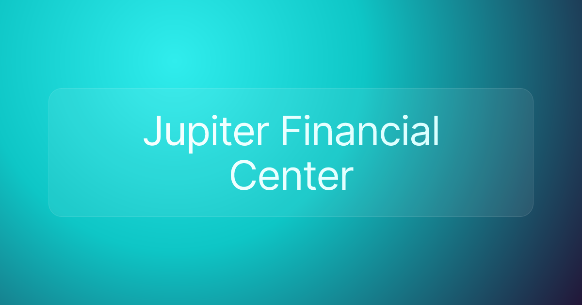 Jupiter Financial Center