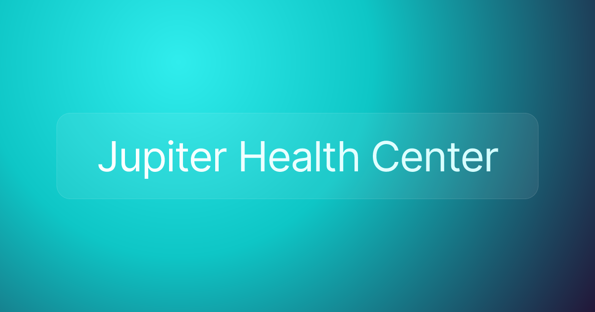 Jupiter Health Center