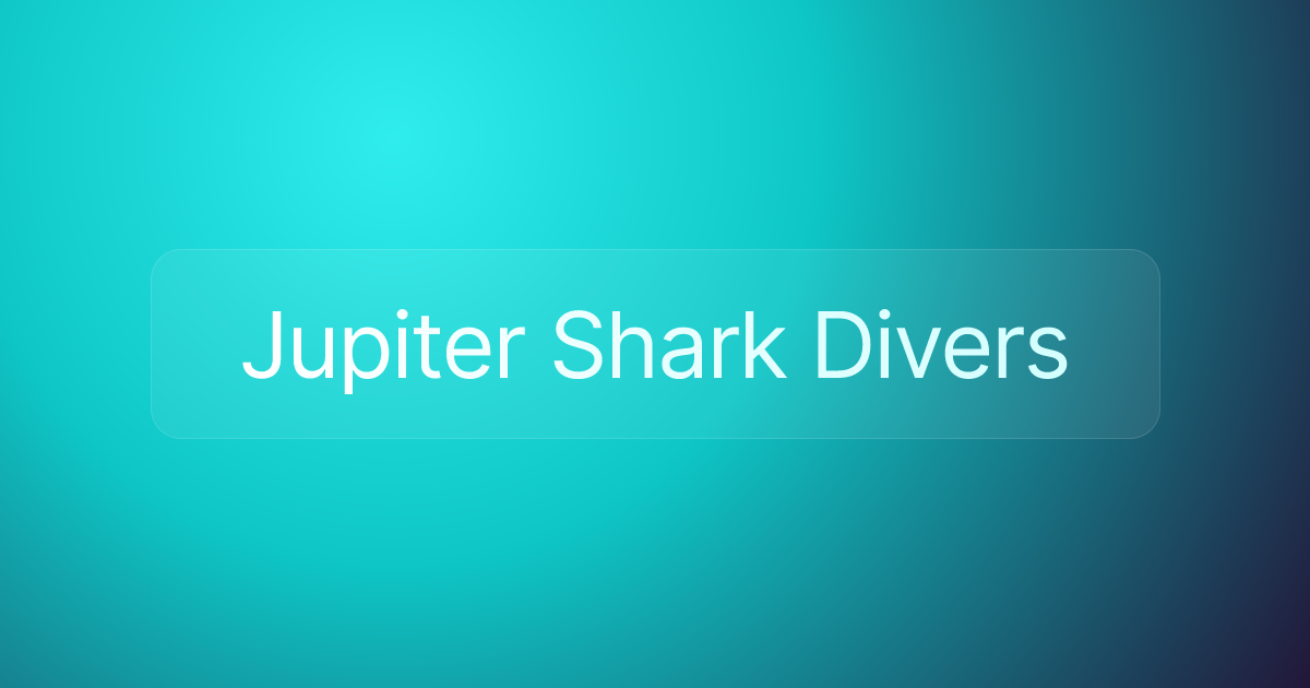 Jupiter Shark Divers
