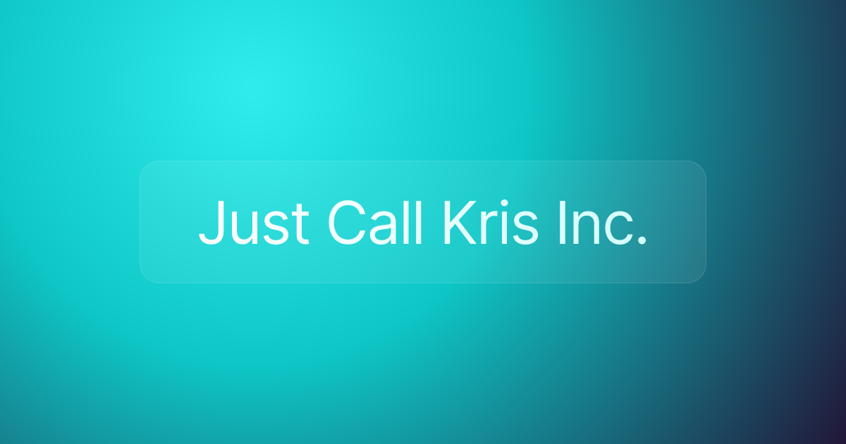Just Call Kris Inc.