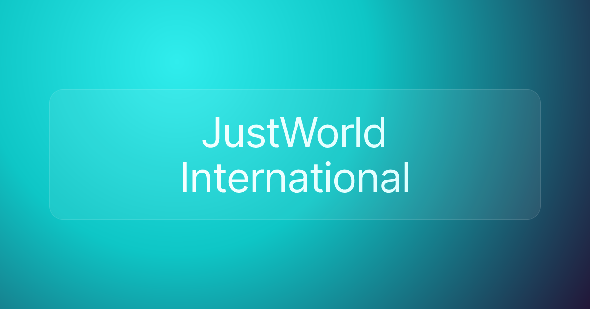 JustWorld International