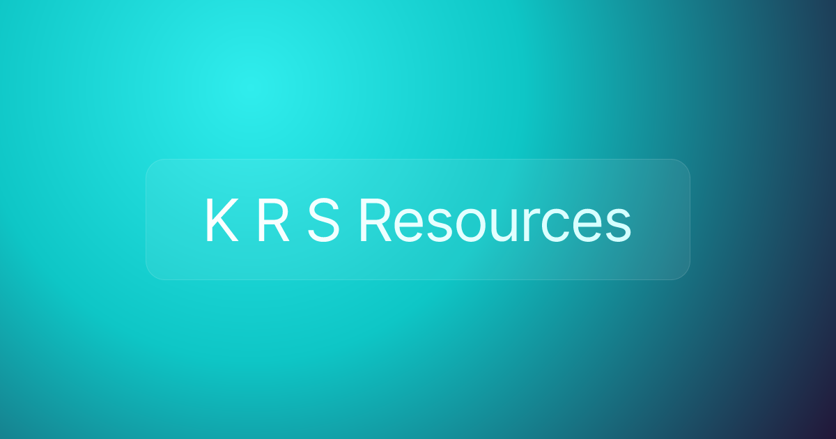 K R S Resources