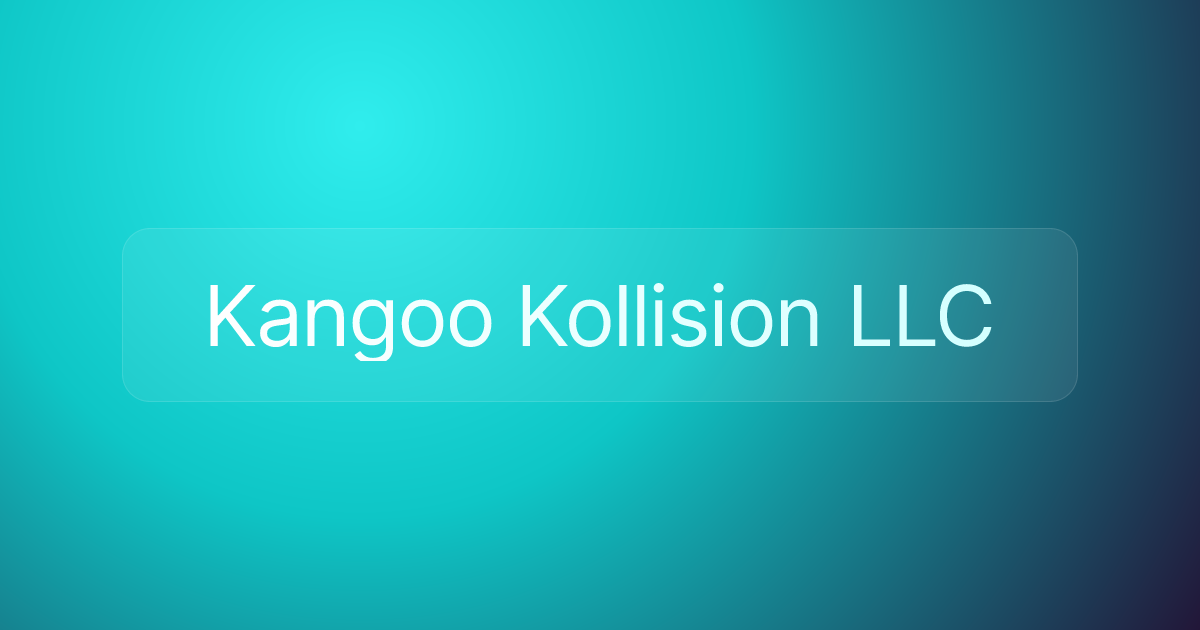 Kangoo Kollision LLC