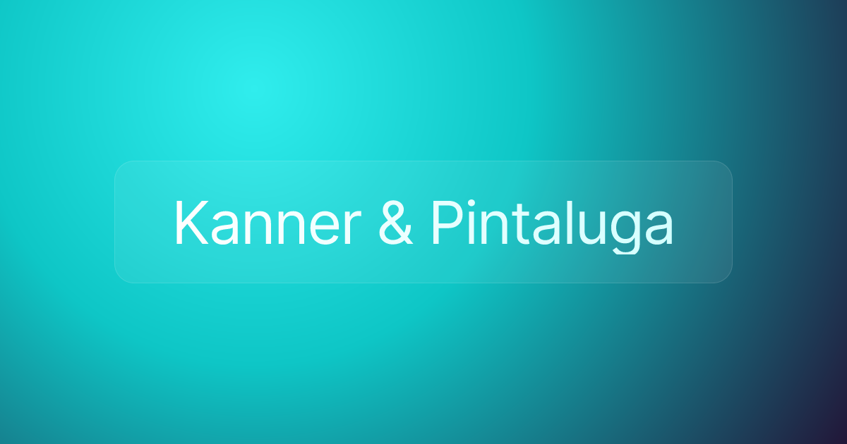 Kanner & Pintaluga