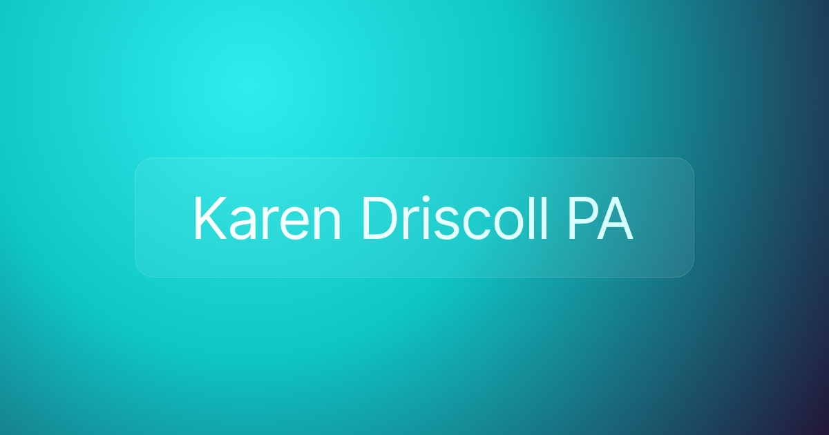 Karen Driscoll PA