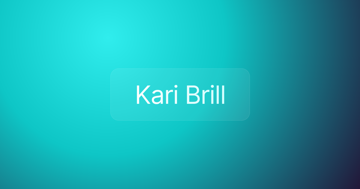 Kari Brill