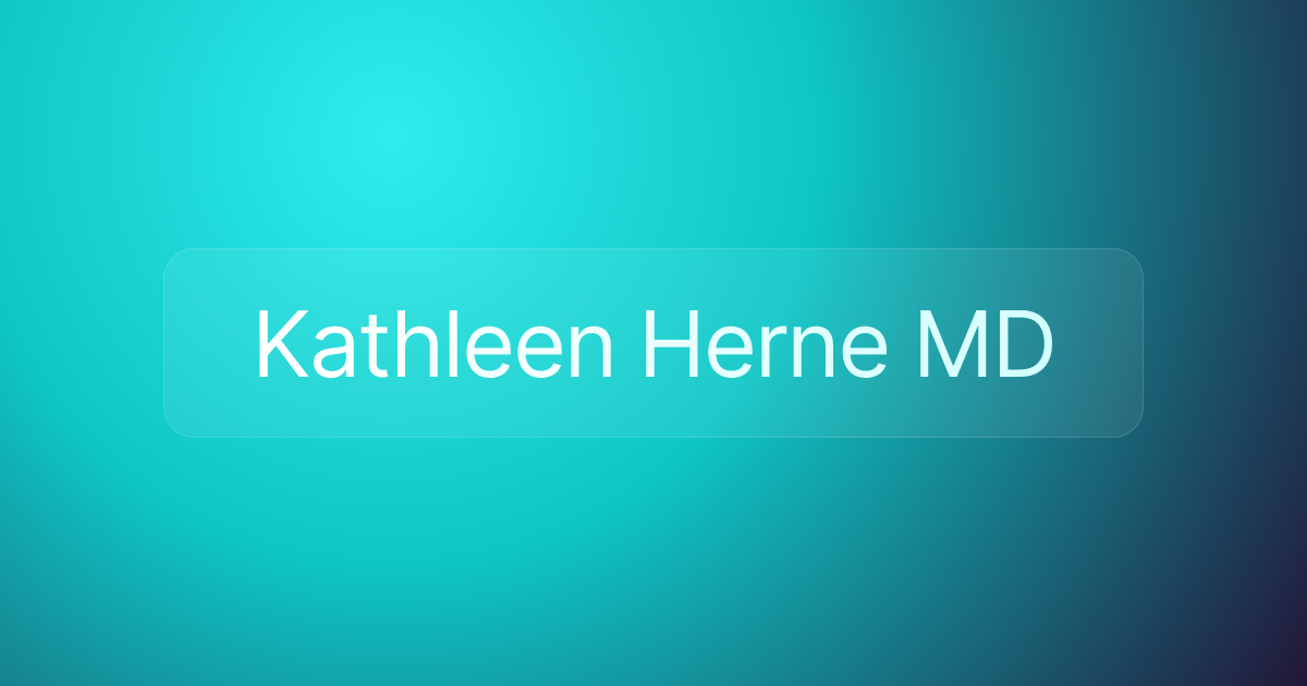 Kathleen Herne MD