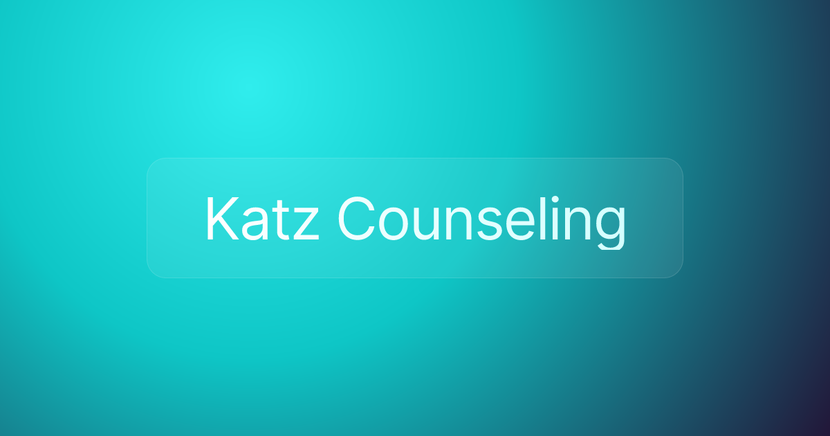 Katz Counseling