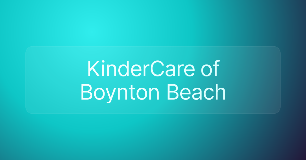 KinderCare of Boynton Beach