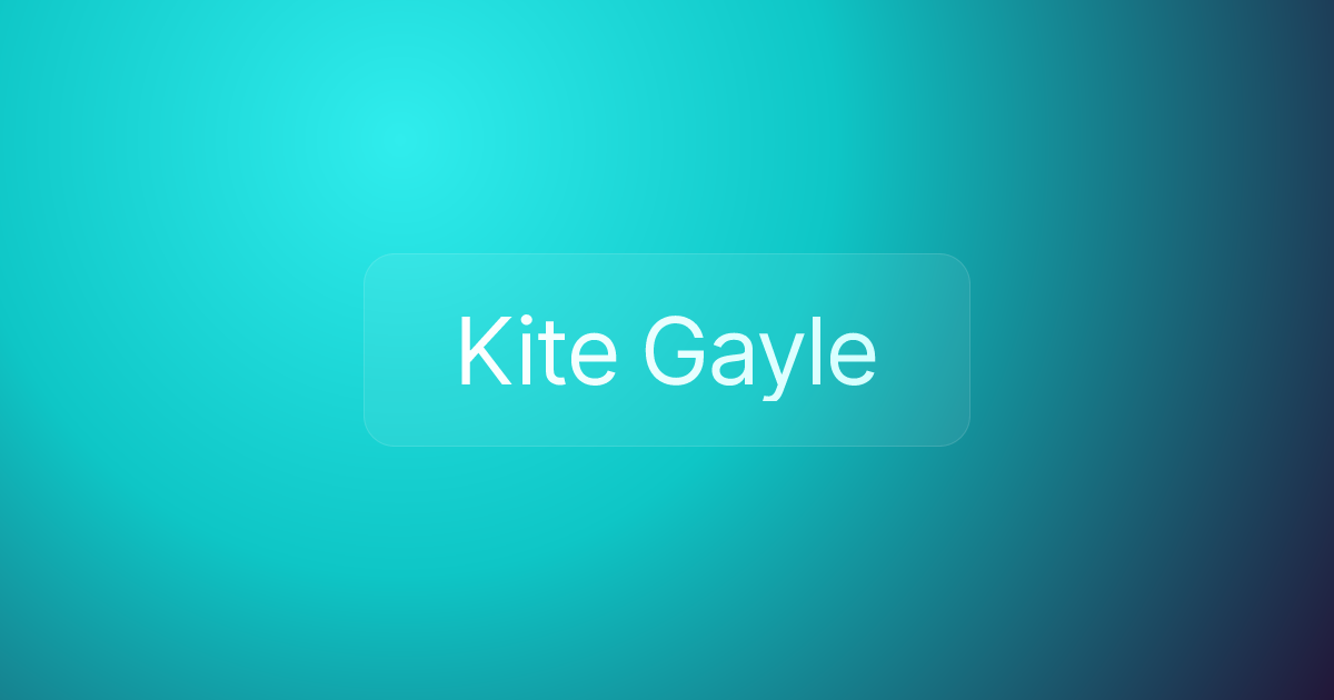Kite Gayle