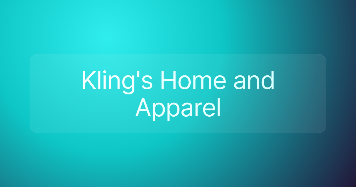 Kling's Home and Apparel