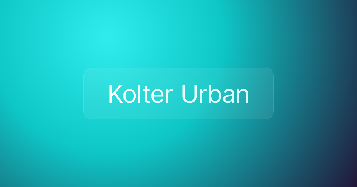 Kolter Urban