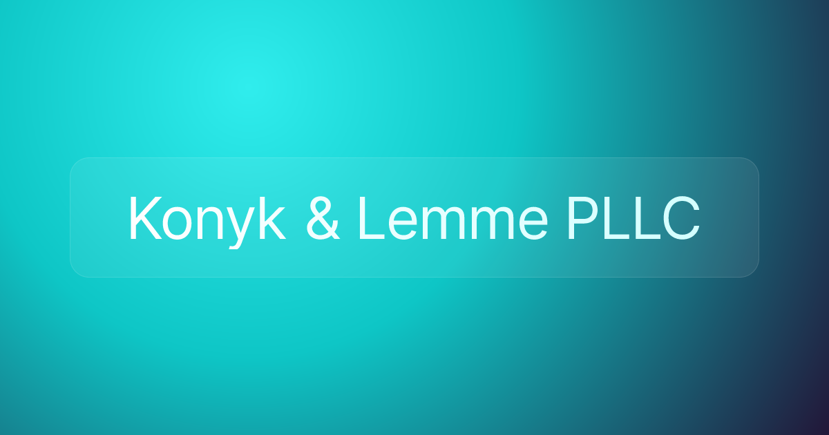 Konyk & Lemme PLLC