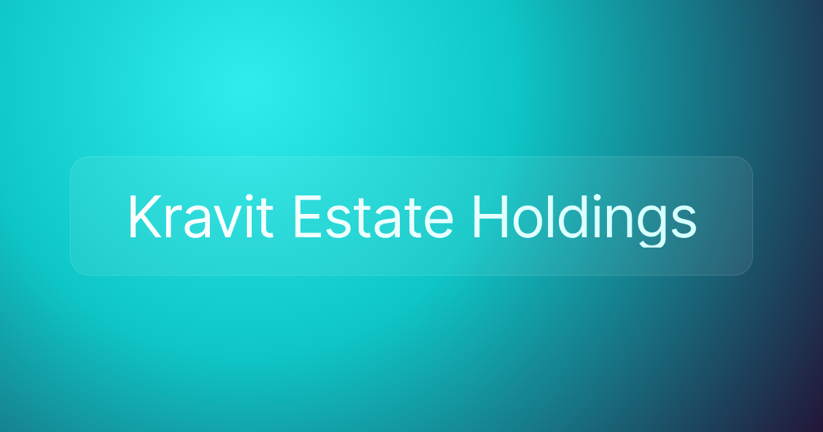 Kravit Estate Holdings