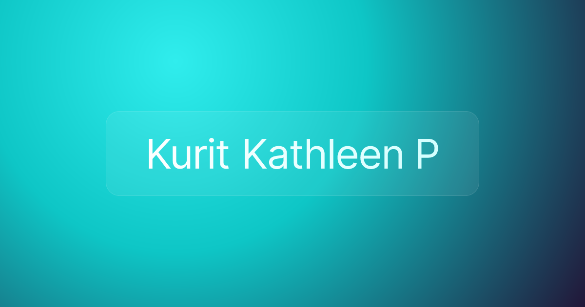 Kurit Kathleen P