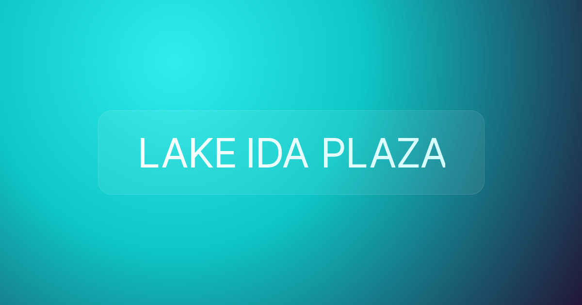LAKE IDA PLAZA