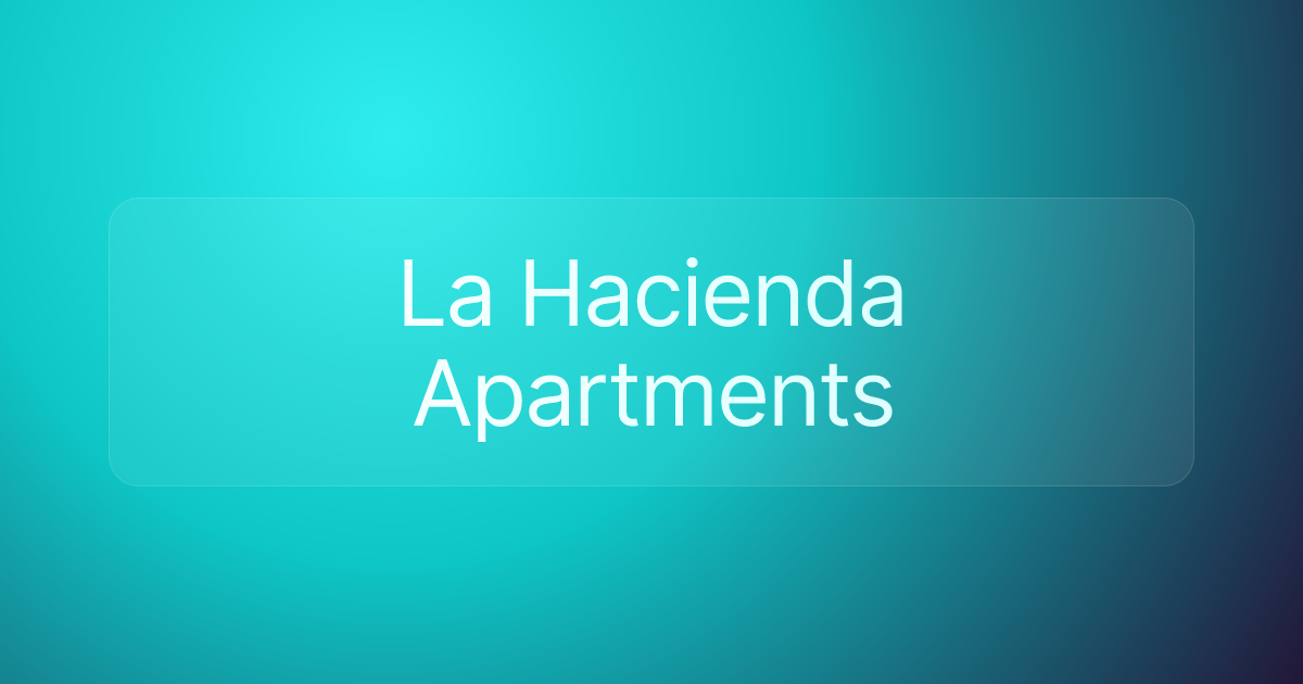 La Hacienda Apartments