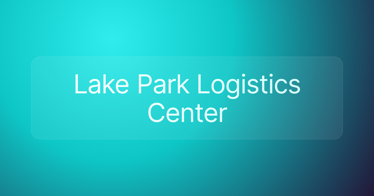 Lake Park Logistics Center