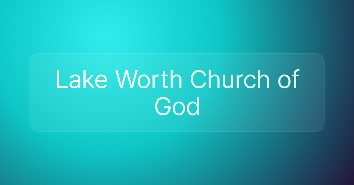 Lake Worth Church of God