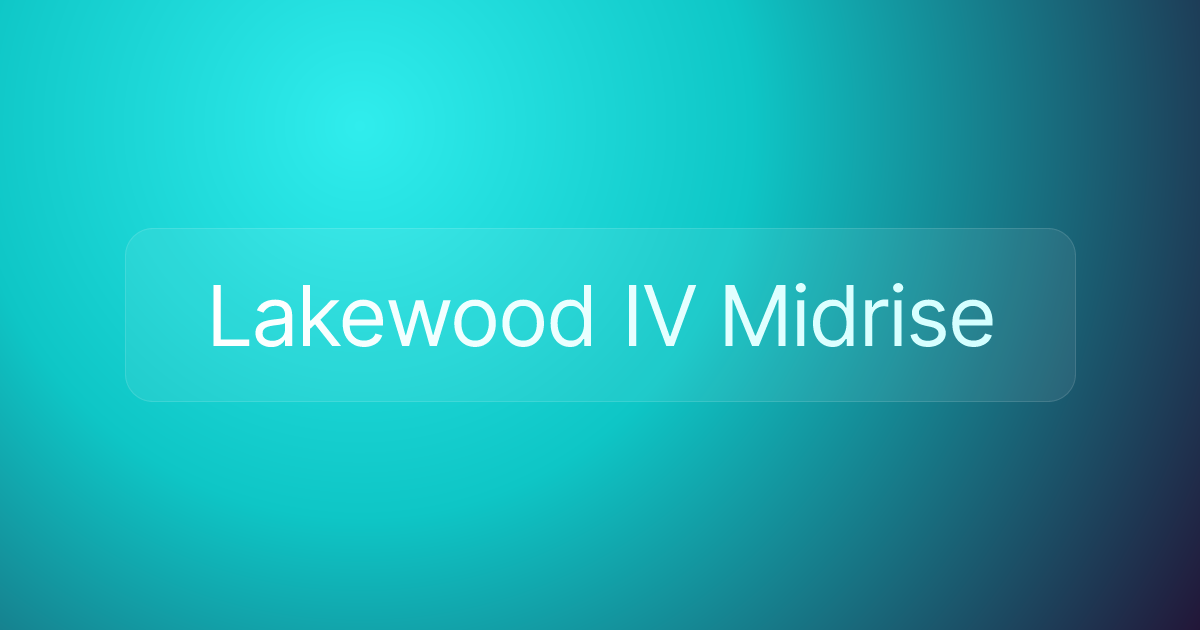 Lakewood IV Midrise