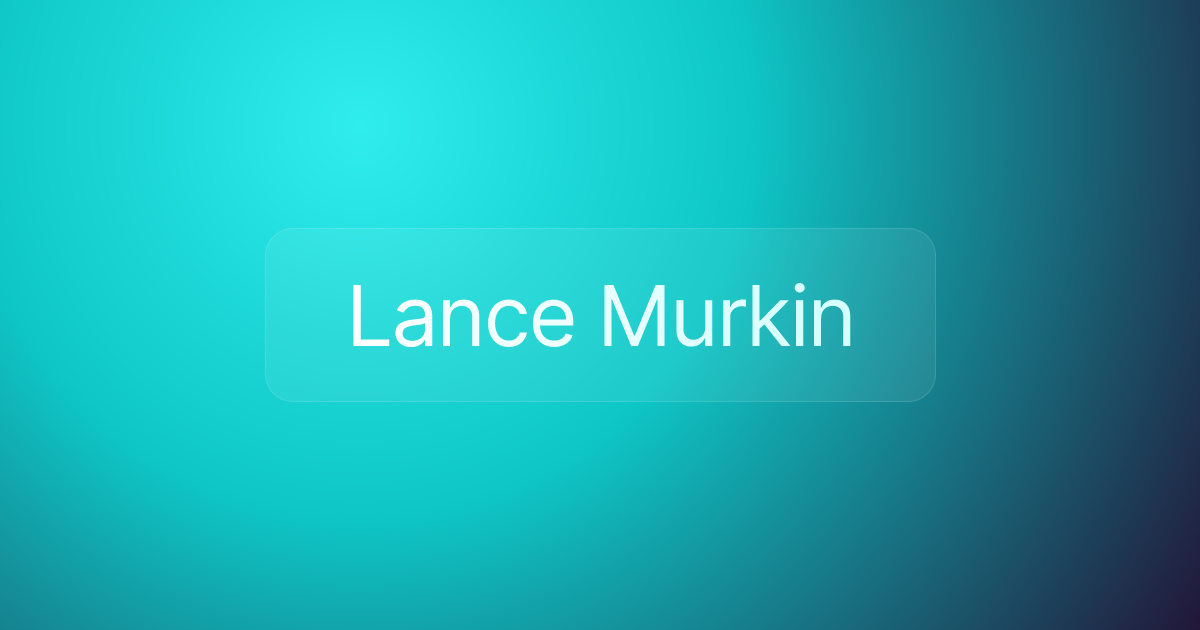 Lance Murkin