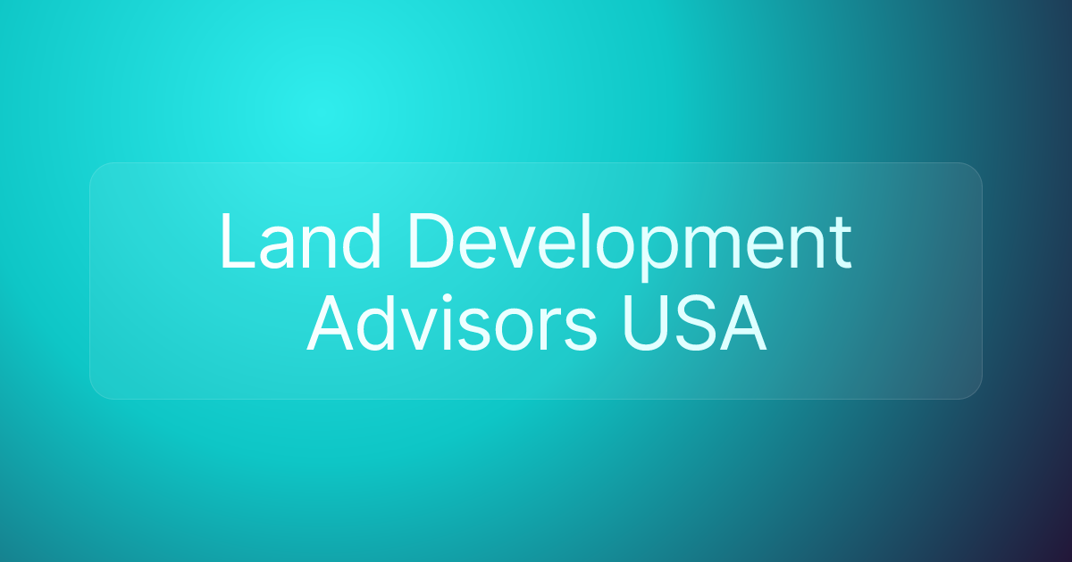 Land Development Advisors USA