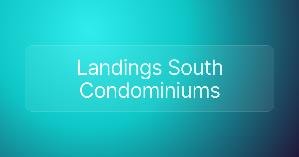 Landings South Condominiums