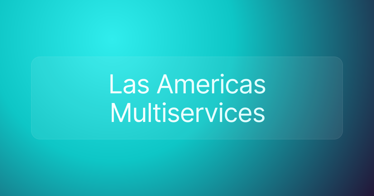 Las Americas Multiservices