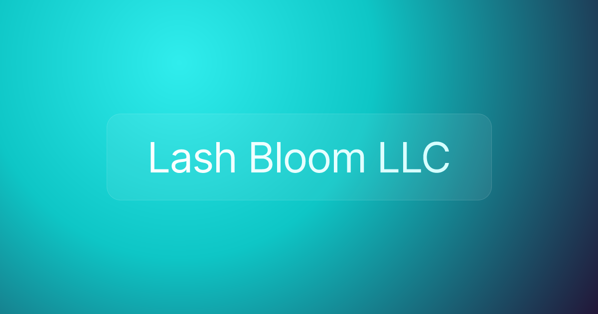 Lash Bloom LLC