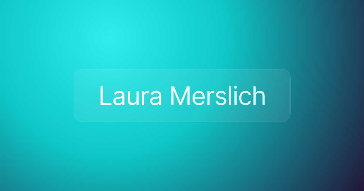 Laura Merslich