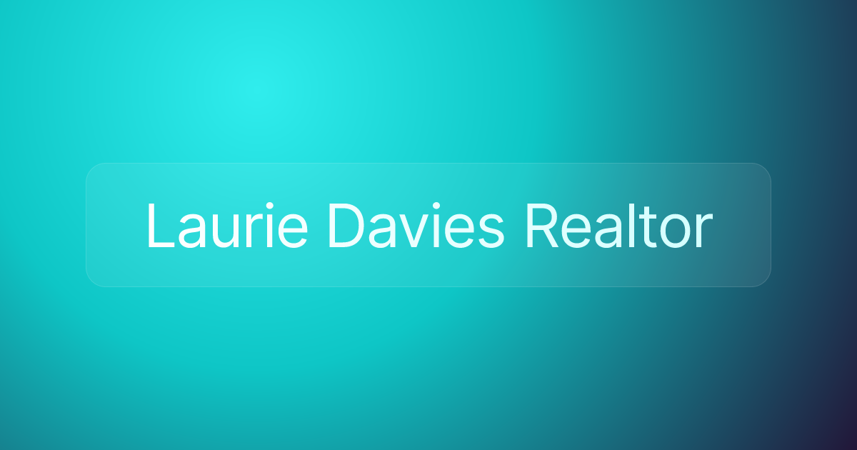 Laurie Davies Realtor