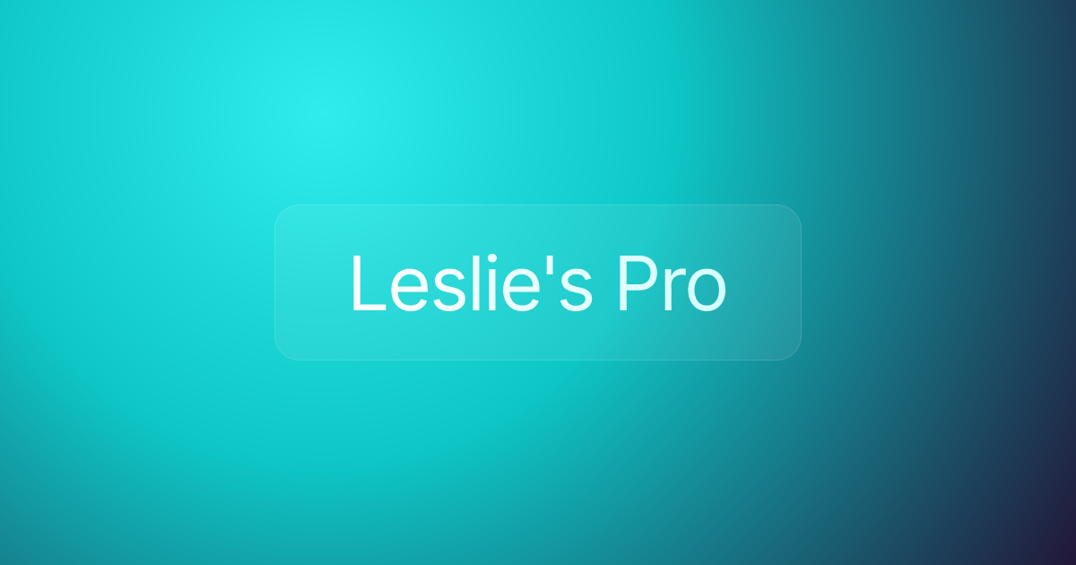 Leslie's Pro