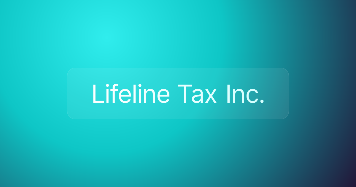 Lifeline Tax Inc.