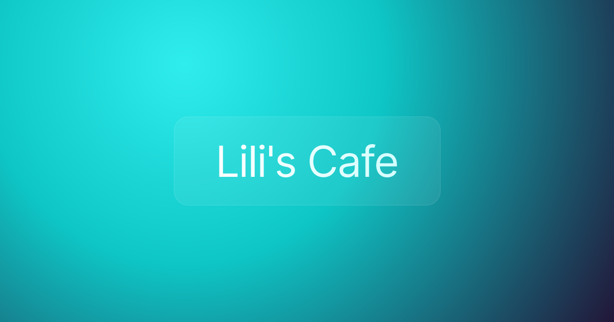 Lili's Cafe