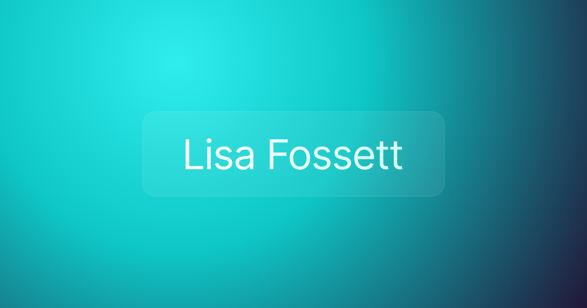Lisa Fossett