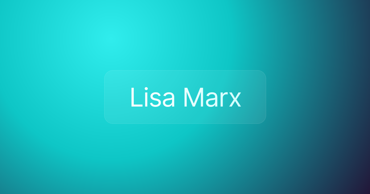 Lisa Marx