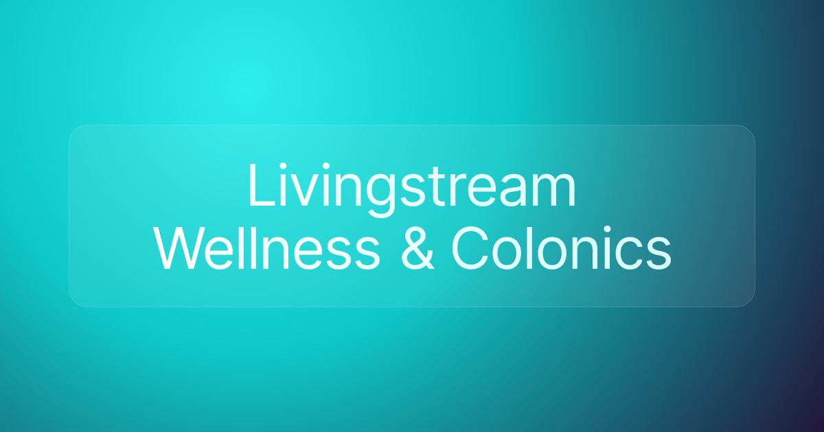 Livingstream Wellness & Colonics