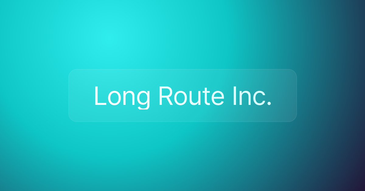 Long Route Inc.